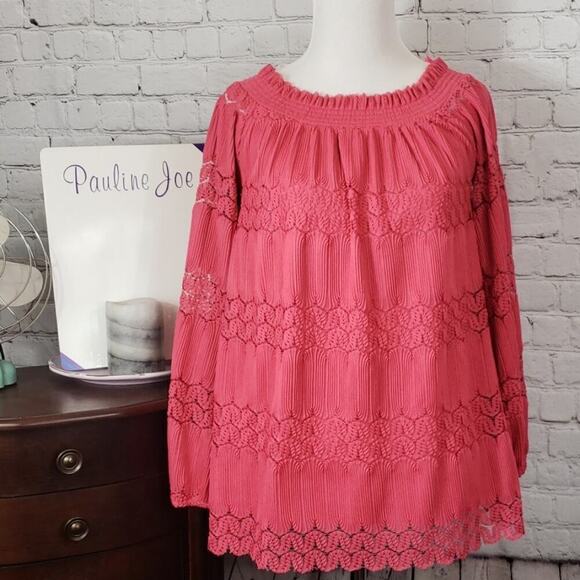 Cupid pink blouse can make off shoulder - Picture 2 of 9